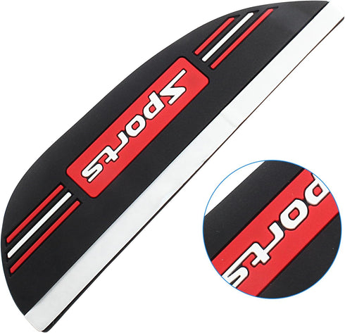 2 Packs Car Side Mirror Rain Visor Fenders, Universal Carbon Fiber Eyebrow Side Mirror Rain Guard for Car Truck Van and SUV - Enhance Visibility, ...