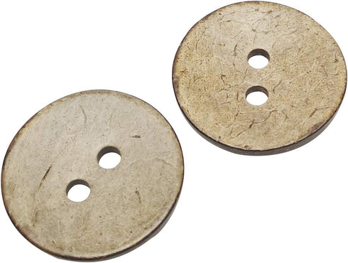 Chenkou Craft 30pcs Brown Natural Coconut Coco Button 2 Holes Craft Clothe Sewing (1 1/2"(38mm))...