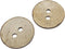 Chenkou Craft 30pcs Brown Natural Coconut Coco Button 2 Holes Craft Clothe Sewing (1 1/2"(38mm))...
