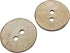 Chenkou Craft 30pcs Brown Natural Coconut Coco Button 2 Holes Craft Clothe Sewing (1 1/2"(38mm))...
