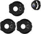Covers Compatible with Garmin Fenix 5X/ Sapphire Watch 51mm Accessories Silicone Watch Cases with Charging Port Protector Caps (Black-3 Packs)...