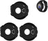 Covers Compatible with Garmin Fenix 5X/ Sapphire Watch 51mm Accessories Silicone Watch Cases with Charging Port Protector Caps (Black-3 Packs)...