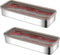 2 Pack Bacon Keeper Container, Cheese Container for Fridge,Lunch Meat Container for Refrigerator, Stainless Steel Deli Containers,Fridge Organizer...