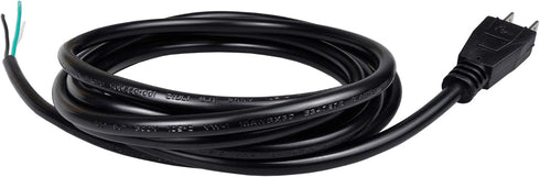 10ft 18 Gauge 3 Prong Heavy Duty Replacement Power Supply Cord Cable 110V 115V 120V Pigtail for Universal AC Appliance, NEMA 5-15 Plug US SJT 18AW...