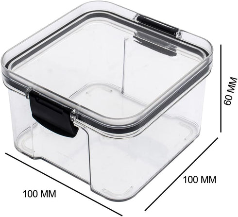 3 pcs Keyboard Switch Container, Switches Storage Box, Keycaps Container, Mechanical Keyboard Switches Can Transparent Plastic Sealed...