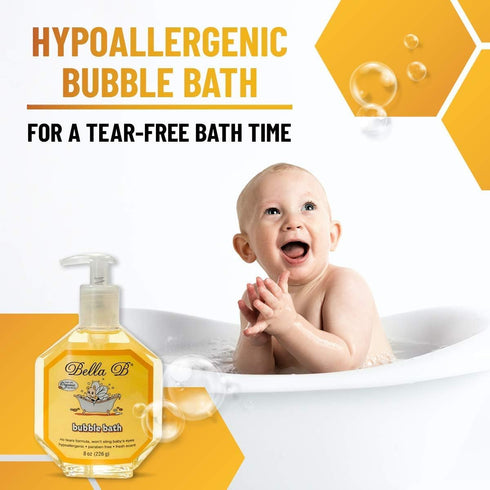 Bella B Bundle - Cradle Cap Shampoo 8 oz and Bubble Bath 8 oz...