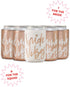xo, Fetti Bachelorette Party Bride Vibes Can Cooler - White + Rose Gold, 10 Count | Neoprene Holder, Drink Sleeve,Bridal Shower, Engagement Party ...