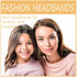 12pcs Colorful Thin Headbands for Women 6mm Light Pigtail Skinny Hairbands for Girls Hard Teeth Headbands For Kids Teens...