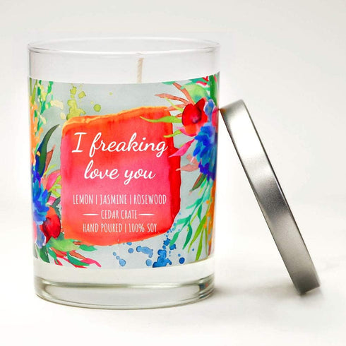 I Freaking Love You – Candle Gifts for Women, Relaxing Gifts for Women, Mother’s Day, Relaxing Candle for Friend, Best Friend, Friendship Gifts fo...