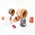 SkiBeaut Russian Nesting Dolls 6PCS Handmade Wooden Nesting Doll Cute Dogs Pets Pattern Stacking Toy for Kids...