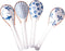 4 Pieces Japanese Soup Spoons Ceramic Spoons Asian Soup Spoon sets Suitable for Pho, Ramen, Noodles...