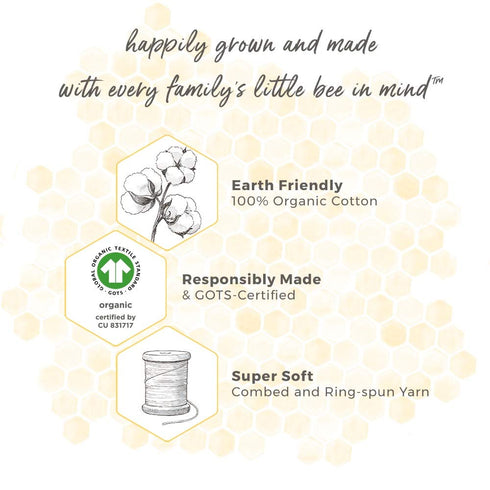 Burts Bees Baby Infant Washcloths Made of 100% Organic Cotton, Soft and Super Absorbent Knit Terry Cloths, 6-Pack Newborn Bath Essentials, Heather...