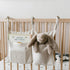 Linen Baby Bedside Hanging Storage Bag,2 Pockets Organizer for Baby Cribs and Toys (Burlywood)...