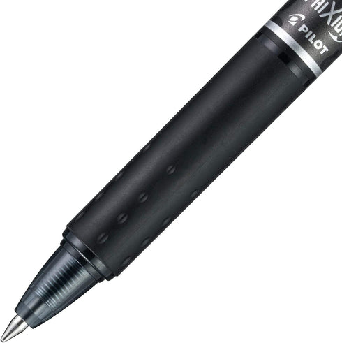 Pilot Frixion Erasable Pens - 6 Pack of Black Ink Pens + 4 Bonus Refills - Clicker Retractable Gel Ink Pen - Fine Point 0.7 mm Used for Rocketbook...