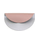 Round Mouse Pad 220x220x2mm, PU Leather Gaming Mouse Mat,Waterproof Non-Slip PU Smooth Mouse Pad Design for Office,Home and Travel (Pink/Silver)...