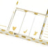 Kate Spade New York Women's Sticky Note Set, Flamingo Dot Gold (176255)...