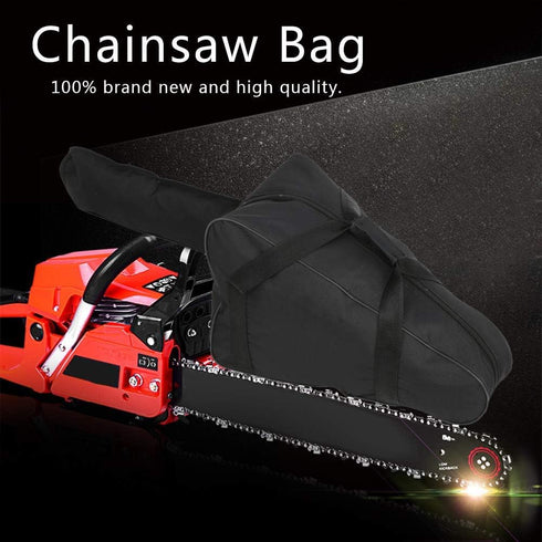 Chainsaw Bag, Portable Small Chainsaw Carrying Bag, Waterproof Oxford Cloth Chainsaw Case, for 12"/14"/16" Chainsaws (Black)...