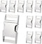 CooBigo 10 Pack Bulk Dog Collar Hardware Metal Buckle 1 inch Webbing Backpack Buckle Replacement Backpack Strap Kit Prong Collar Clip Buckles(Silv...