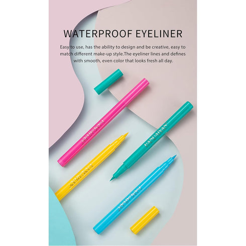 Liquid Eyeliner Colorful Matte Glitter Neon Eyeliner Pencil Pigmented Smudgeproof Long Last Gel Eye Liner?Q01?...