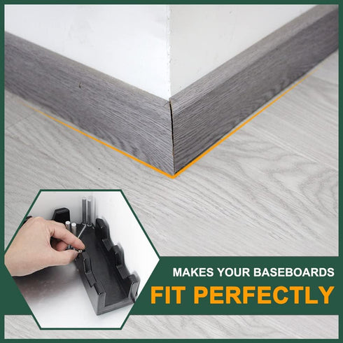 2-in-1 Mitre Measuring Cutting Tool, Measuring and Sawing Mitre Angles Cutting Tool for Home Improvement, Carpentry Work, Miter Saw Protractor Too...