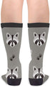 FWSXIVN Funny Raccoon Unisex Adult Fun Cool 3D Print Colorful Athletic Sport Novelty Crew Tube Socks, Black and White, One Size...
