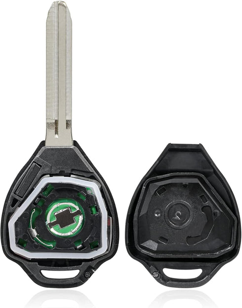 Keyless Entry Remote Replacement Key Fob Fit for Toyota Rav4 2006-2010/Scion XB 2008-2013 Vehicles That Use HYQ12BBY with 4D67 Chip (2 Pack)...