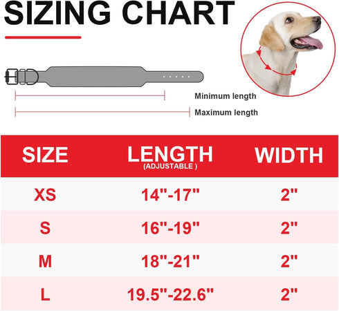 Epesiri Adjustable Wide Spiked Dog Collar, Mushroom Rivet PU Leather Cat Dog Collars, Durable Spike Studded Pet Collar for Small Medium Large Bree...