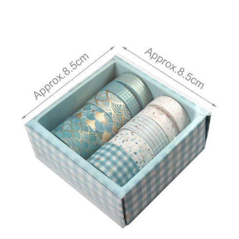 Washi Tape Set 10 Rolls Masking Tape Floral Gold Decorative Paper Tape for Scrapbook Arts, DIY Crafts, Bullet Journal Supplies, Planners, Scrapboo...