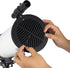 Bahtinov Mask Focusing Mask for Telescopes, Aluminum Metal Bahtinov Telescope Astronomy Focusing Mask for Outer Diameter from 104-146mm...