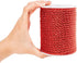 PH PandaHall 20 Yard Red Silk Rope 3-Ply Christmas Cording 5mm Twisted Cord Rope Nylon Twisted Cord Trim Braided Twisted Rope for Bracelet Necklac...