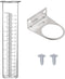 Rain Gauge Outdoor Plastic,Rain Gauges for Yard Freeze Proof 7" Capacity Rain Measure Gauge with Stainless Steel Mounting Rack Holder Large Clear ...