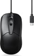 Perixx PERIMICE-209C USB Type C Wired Optical Mouse - 5.9 Ft Cable - 1000 DPI - Black, (11994)...