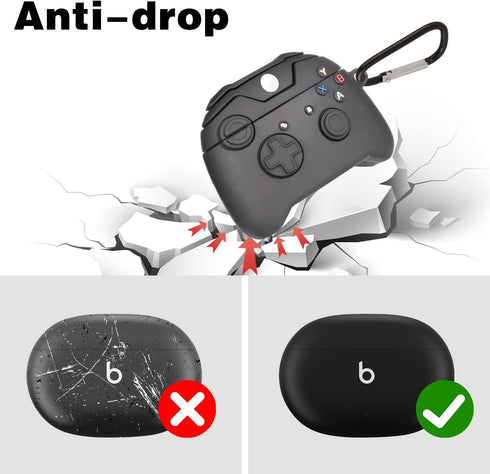 Jowhep Case for Beats Studio Buds Fashion 3D Design Stylish Silicone Cover Trendy Kawaii Funny Cool Fun Unique Wireless Powerbeats Cases for Beats...