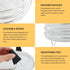3 Pcs Air Fryer Racks,Air Fryer Three Layer Mesh Set,Heightening Feet Air Fryer Rack,with Oil Brush and Clip Stainless Steel Stack able for Air Fr...