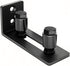 Sliding Door Floor 1 Pcs Double Wheel Barn Door Floor Guide Adjustable Roller Wall Mounted Floor Guide for Door Thick Up to 2 3/4 inches Flush Bot...