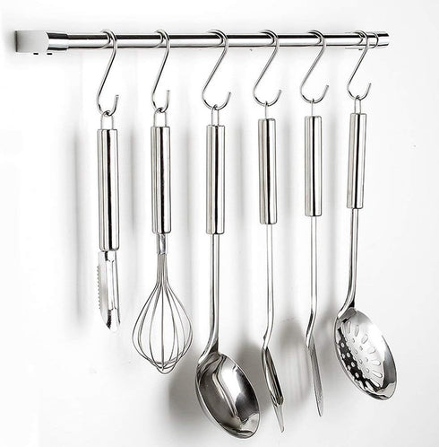 14 Pcs Heavy Duty 4.7 Inches Extra Large S Shape Hooks Heavy-Duty Metal Hanging Hooks Apply Kitchenware Bathroom Utensils Plants Towels Gardening ...