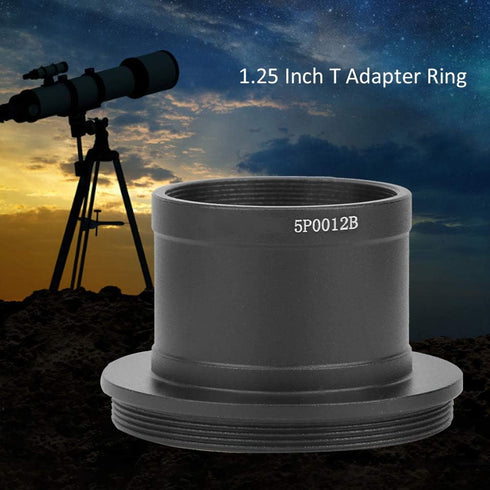 1.25 Inch T Adapter Telescope Camera Adapter, 1.25" T Mount Telescope Eyepiece Lens Adapter Ring with M42 x 0.75 Thread Astronomy Telescope...