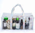 Clear Tote Bag Transparent Bag Stadium Approved Travel Gym See Through Toiletry Bag for Women...