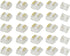 3-Pin 10mm COB LED Strip Connector Kit for Solderless Strip-to-Wire and Strip-to-Strip Joints on CCT COB LED Light Strips (Pack of 25)...