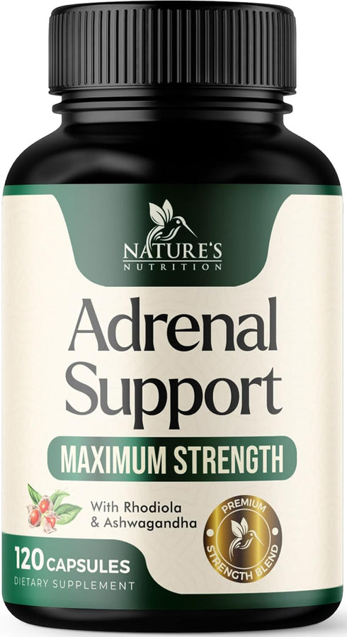 Adrenal Support Supplements Cortex Complex, Best Energy Supplement, Supports Cortisol Health & Energy Levels, Daily Ashwagandha for Women & Men, S...
