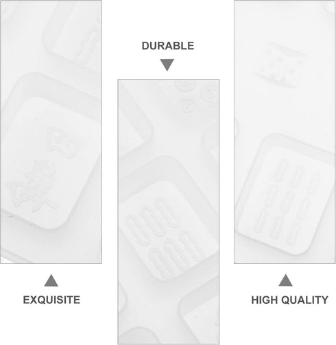 EXCEART 2pcs Creative Mahjong and Dice Epoxy Resin Casting Molds Resin Silicone Molds for DIY Craft Project...