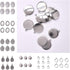 20pcs Stainless Steel Pendant Trays for Jewelry Making Finding Round Bezel 30x30mm...