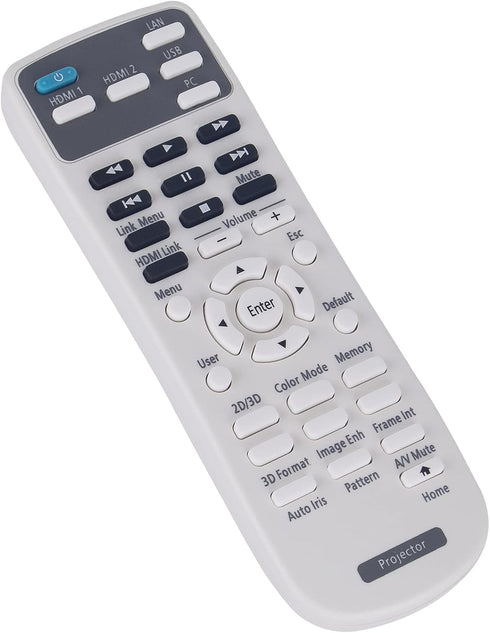 PERFASCIN Replacement Remote Control Fit for EPSON Projector CH-TW5300 CH-TW5350 CH-TW5210......