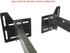 CAFORO Queen Bed Modification Plate, Headboard Attachment Bracket, Bed Frame Adapter Brackets, Bed Headboard Frame Conversion Kit Full to Queen Se...