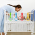 Baby Pull Up Rings 8Pcs, 4 Colors Baby Pull Up Bar Baby Playpen Accessories Playpen Pull Up Rings...