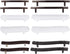 Gartful 4PCS Handle Molds for Resin Casting, Epoxy Resin Handle Molds for Serving Board, Agate Platter, Jewelry Tray, Cabinet Cupboard, Home Decor...