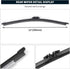 Rear Wiper Blade - Fits 2013-2022 Ford Escape, 2011-2022 Explorer, 2015-2019 Lincoln MKC Back Windshield Wiper Blade, MIKKUPPA Replacement OEM BB5...