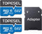 TOPESEL 64GB Micro SD Card 2 Pack Memory Cards UHS-I TF Card Class 10 for Camera/Phone/Dash Cam/Tablet/PC/Computer(2 Pack U1 64GB)...