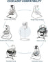 CONMDEX Graco Swing Power Cord 6ft, Replacement for Duetsoothe/DuoGlider/Graco baby Swing/Graco Simple Sway Swing/Glider LX/Simple Sway LX, Adapte...