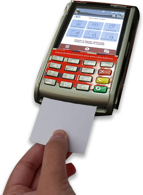GORILLA SUPPLY Credit Card Cleaning Cards, Dual Side Card Reader Cleaner, POS Terminal Magnetic Head Pre-Saturated Swipe Alcohol-Free CR80 (50 Car...